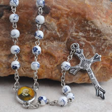 Ceramic beads rosary
